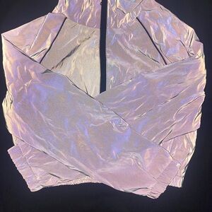 Iridescent Windbreaker Jacket